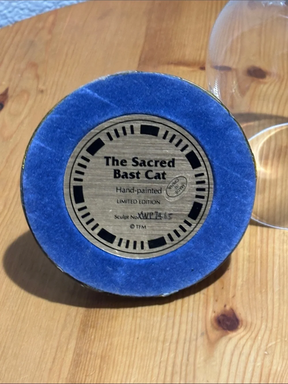 The Sacred Bast Cat Hand-Painted Limited Edition